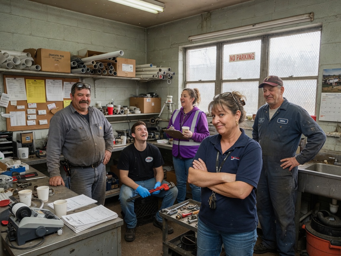 The Feliciani and Son Plumbing team