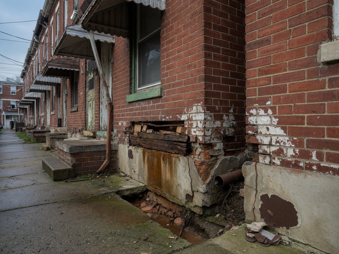 Why Old Norristown Row Homes Develop Hidden Water Leaks