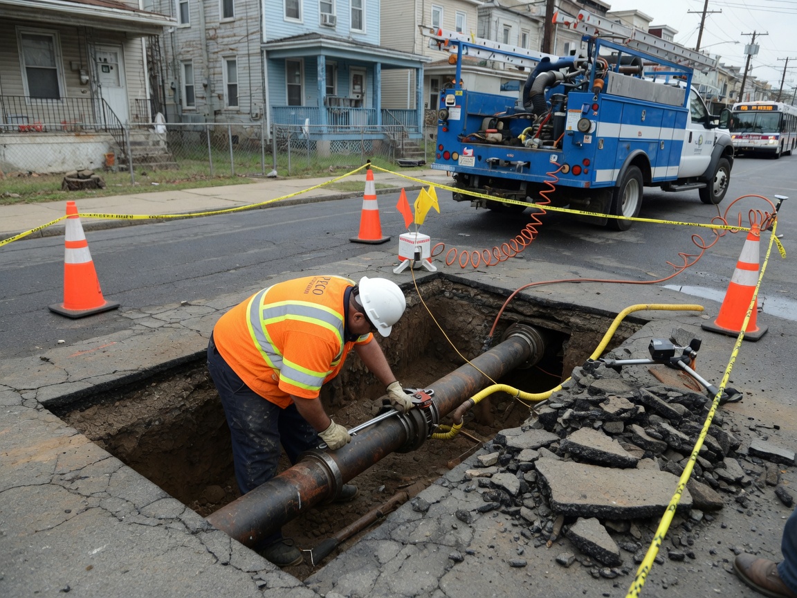 Gas Line Repair in Norristown, PA